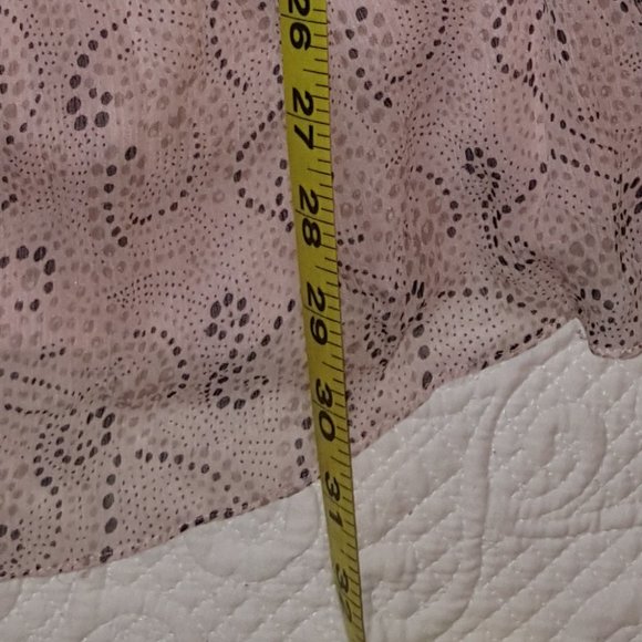 Alfani Woman sz 24 Soft Pink Peplum Blouse & Cami - Picture 7 of 8